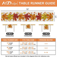Chemin de table en lin style ferme pour l'automne, imprimé floral, récolte d'automne, Thanksgiving, nappe de cuisine rustique vintage pour les fêtes