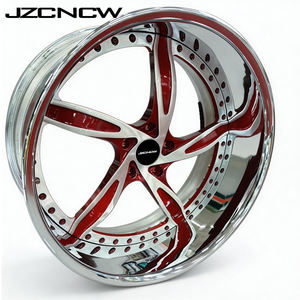 JZCNCW Juego de 3 Ruedas 5X115 5x120.65 5x127mm, Llantas de 20 22 24 26 28 30 Pulgadas, Ruedas Forjadas de Perfil Bajo para Automóviles de Pasajeros - Product Image 2
