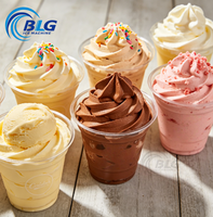 Machine à glace molle BLG 3 saveurs, double compresseur, machine à glace commerciale