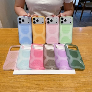 เคสโทรศัพท์มือถือ TPU มีรูระบายความร้อนแรงกระแทกสำหรับ13/14/15/16/17 PRO MAX ดีไซน์เกราะบางพิเศษ - Product Image 1