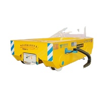 Chariot de transport électrique sur rail à câble traîné Série BTL – Chariot plat industriel pour transport transversal sur courte distance