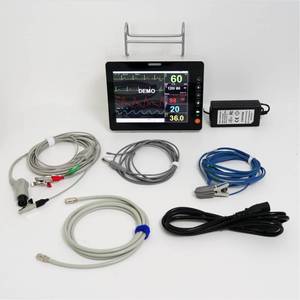 Moniteur de signes vitaux MT Medical à écran couleur TFT 8 pouces pour humains et animaux, 6 paramètres, prise en charge des appels infirmiers filaires/sans fil et exportation <span class=keywords><strong>PDF</strong></span> - Product Image 4