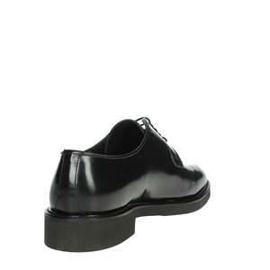 Chaussures habillées à lacets pour homme Hermann Scott, noires, 621 MICRO CLIPPER - Product Image 3