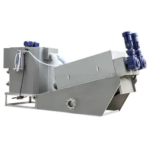 flexible and durable frame screw press dewatering equipment sludge filter press dewatering