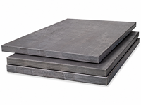 Plaque d'acier au carbone à épaisseur moyenne laminée à chaud ASTM A36 SS400 Q235 Q345, taille personnalisée pour les machines de construction