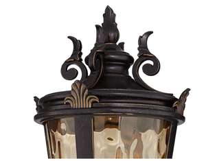 Appareil lumineux extérieur Bronze, 28 pouces, installation fixe, en verre martelé, pour <span class=keywords><strong>maison</strong></span> extérieure, véranda, Patio, terrasse extérieur - Product Image 4