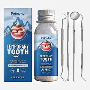 Kit de soins dentaires temporaires le plus vendu, prothèses dentaires DIY, sourire magnifique, soins bucco-dentaires, soins dentaires pratiques, blanchiment des dents - Product Image 1