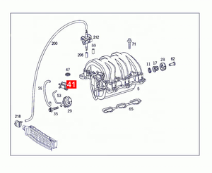 Soupape de recirculation des gaz d'échappement 0025401897 pour Benz w204 w211 w212 x204 W203 C204 W220 w221M272 - Product Image 6