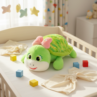 Peluche tortue mignonne et petite, coussin en coton PP super doux pour dossier de canapé et cadeau pour enfants, poupée en peluche en gros