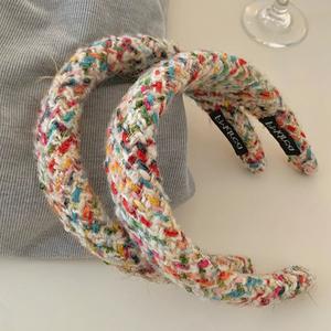 Accessoires de cheveux tendance pour jeunes filles : Magnifique bandeau tricoté coloré, coiffe de Noël tissée de 15 cm pour jeunes femmes - Product Image 2