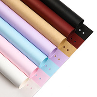 Vente en gros de papier kraft pour emballage de bouquets rigides et matériaux d'emballage pour fleurs fraîches