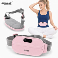 Dispositivo de Masaje para Aliviar el Dolor Menstrual, Producto de Masaje para el Abdomen Inferior, Cinturón de Alivio Cómodo y Portátil, Mini Dispositivo de Calor, Kit de Salud