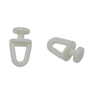 Tendina per finestra pendente ganci per tenda in plastica rulli per tendina bianca - Product Image 2