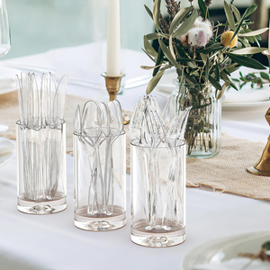 Cuillères et fourchettes jetables écologiques pour la crème glacée - Fournitures de camping et de restauration Biodégradables Sans BPA Sans danger pour les aliments Durables - Product Image 2