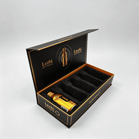 Boîte cadeau magnétique personnalisée pour bouteille de boisson, emballage en papier de luxe pour bière, soda, boisson énergisante avec doublure en éponge personnalisée
