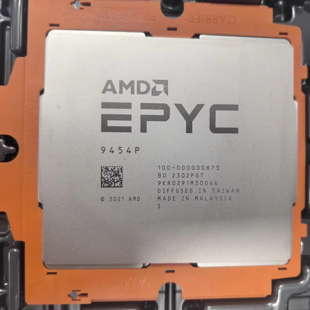 Server Processor 9454P 2.75GHz 48 Core 96 Thread 290W CPU 9004 Series