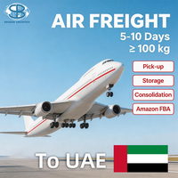 Agente de Transporte de Carga Profesional de China a Emiratos Árabes Unidos, Servicio de Logística, Envío Aéreo Express, DDP, DDU, FBA, Puerta a Puerta, Consolidación