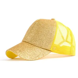 Goldenway high quality embroidered 5 panel bright mesh back trucker hats for men baseball cap wholesale