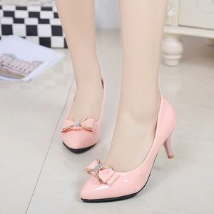 Zapatos <span class=keywords><strong>de</strong></span> tacón alto con punta en pico para mujer, calzado <span class=keywords><strong>de</strong></span> piel con tacón <span class=keywords><strong>de</strong></span> cristal a la <span class=keywords><strong>moda</strong></span> - Product Image 3