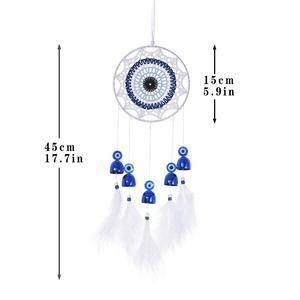 Acchiappasogni Occhio del Diavolo, Campanella a Vento Creativa a Tubo, Decorazione da Parete per Interni ed Esterni - Product Image 6