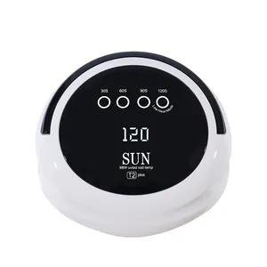 Portable Sun T2 Nail Dryer With Handle 98W Touch Screen Display Professional Gel Polish Drying Salons Home UV LED Manicure Lamp