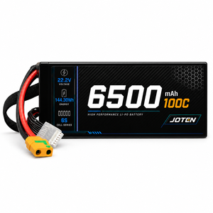 Batterie polymère au lithium JOTEN Factory 6500mAh 6S 22.2V 100C à décharge élevée pour drone de course FPV, UAV, quadricoptère – Fournisseur OEM - Product Image 1