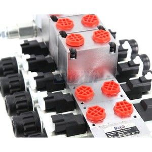 วาล์วควบคุมทิศทางหลายทาง Dcv56 40 ลิตร/นาที 305 บาร์ G3/8 วาล์วไฮดรอลิกแบบอิเล็กโทรโพรพอชันนอลหกทาง - Product Image 3