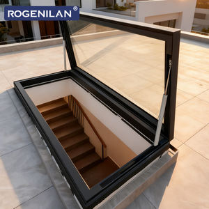 Ventanas de Sótano Modernas de Aluminio Resistentes a Huracanes ROGENILAN, Ventana de <span class=keywords><strong>Escape</strong></span> de Doble Vidrio Templado - Product Image 6