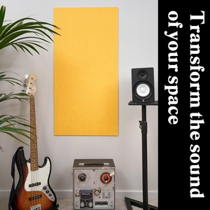 Panneau mural acoustique en feutre auto-adhésif, facile à poser, insonorisant, panneau décoratif mural, panneau d'absorption acoustique pour salle de sport - Product Image 6