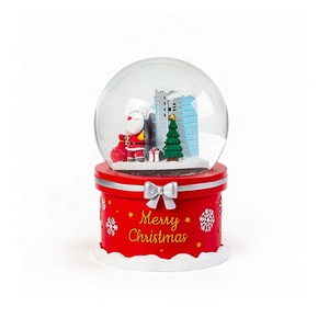 Amuletos de resina navideños grandes personalizados Globo de nieve de cristal Logotipo Globo de nieve personalizado Durable de alta calidad para decoración navideña - Product Image 6