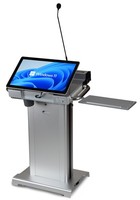 Nouveauté, pupitre intelligent, écran de 23 pouces, table de conférence interactive, écran tactile LCD, équipement pédagogique