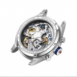 Men's 100 Meters Luxury Automatic <b>Pilot</b> Mechanical Watch Stainless Steel 20mm Luminous Waterproof Functions for Business Use - Product Image 4