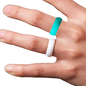 뜨거운 판매 편안한 내구성 남성 여성 웨딩 밴드 실리콘 반지 - Product Image 2