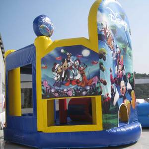 Juguete al aire libre de <span class=keywords><strong>Mickey</strong></span> y <span class=keywords><strong>Minnie</strong></span> Mouse para niños, Combo de castillo hinchable grande - Product Image 2