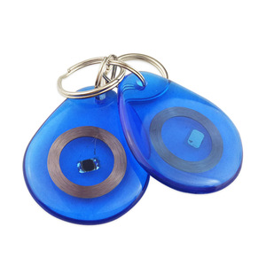 Thẻ móc khóa NFC trong suốt bằng nhựa ABS phủ Epoxy in chip giá rẻ tại nhà máy, dùng làm danh thiếp - Product Image 4