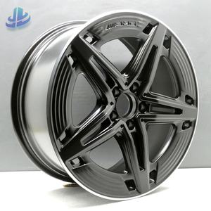 <span class=keywords><strong>Mercedes</strong></span> <span class=keywords><strong>Classe</strong></span> C <span class=keywords><strong>Classe</strong></span> <span class=keywords><strong>A</strong></span> Jantes forgées 17x7.5J 5x112 ET38 Lèvre noire brillante - Product Image 2