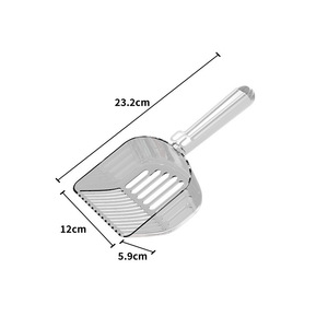 Nueva pala de plástico para arena para gatos, evita el deterioro, pala profunda, herramienta de limpieza de caca de Mascota, cuchara para arena para gatos - Product Image 6