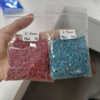 Opale synthétique concassée de laboratoire 3mm-5mm OP02 OP45, copeaux d'opale pour bijoux en résine de bois, avec couleurs