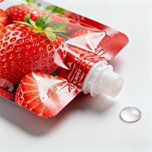 Pochette à bec avec logo imprimé personnalisé Gelée de fruits Jus de raisin Bec Sac à rabat Pochette d'emballage non transparente - Product Image 6