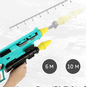 Lanceur de balles/bulles électrique 2-en-1, jeu de tir, jouets de catapulte d'extérieur, pistolet à balles souples pour enfants avec lumière et musique - Product Image 4