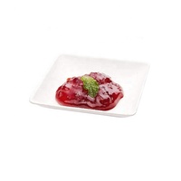 Assiettes de canne à sucre en bagasse pour sauce biodégradable chaude écologique
