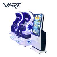 VART Réalité Virtuelle Interactive à 360 Degrés, Chaise Oeuf 9D VR, Simulateur de Capsule, Cinéma 2 Places 9D VR
