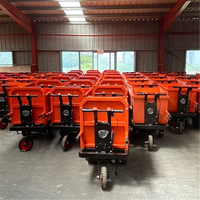 Chariots à main électriques Dépoussiéreurs Camions à benne basculante pour la manutention de matériaux de chantier Transport efficace de briques de ciment et de sable