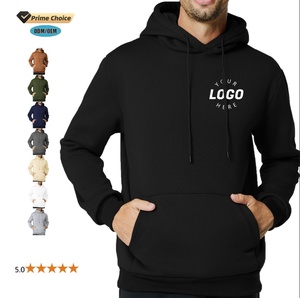 Sweat-shirts à capuche personnalisés de haute qualité 370 GSM avec logo, en polyester et coton tricoté, coupe-vent, sublimés - Product Image 1