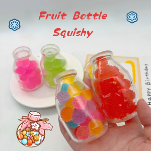 Bouteille de bonbons en plastique, boule de décompression <span class=keywords><strong>anti</strong></span>-stress, jouet amusant <span class=keywords><strong>anti</strong></span>-ennui, style jeunesse, modèle 02, à partir de 14 ans - Product Image 1
