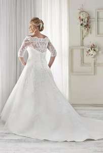 ऑफ-द-कंधे की मरमेड वेडिंग ड्रेस फैक्ट्री की कीमत नई कोर्ट ट्रेन लेस ब्राइडल गाउन - Product Image 3