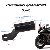 Support de Fixation Universel pour Phare de Moto Voiture Modifié – Support d'Extension de Projecteur et de Lampe