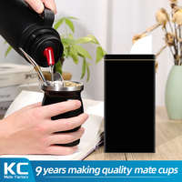 Ensemble de tasses Yerba Mate personnalisées d'Argentine 1000ml Conteneur thermos 250ml Gourde en acier inoxydable Bombilla Kits de paille Voyage moderne