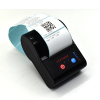 Printer Mini Portabel 58mm, Nirkabel Bluetooth, Thermal, untuk Label dan Struk, Cocok untuk Usaha Kecil, Tersedia Kustomisasi