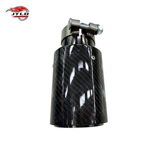 Jtld Glossy Carbon Fiber Achteruitlaat Uitlaat Tip Voor Bmw <span class=keywords><strong>M</strong></span> Serie Modificatie Pijp Binnenpolish - Product Image 2